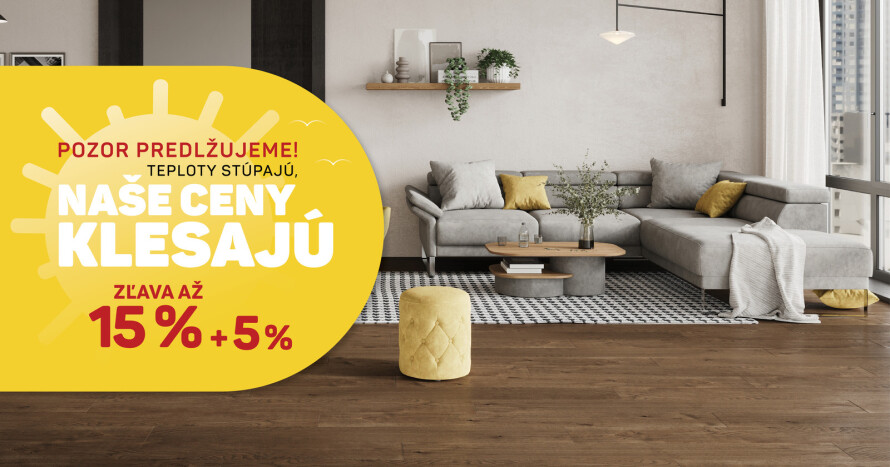 TEPLOTY STÚPAJÚ, NAŠE CENY KLESAJÚ EŠTE VIAC! ZĽAVA 20 % – LEN DO KONCA JÚLA!