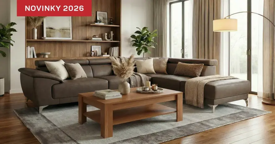 Novinky 2026: Sedačky, které definují současné bydlení